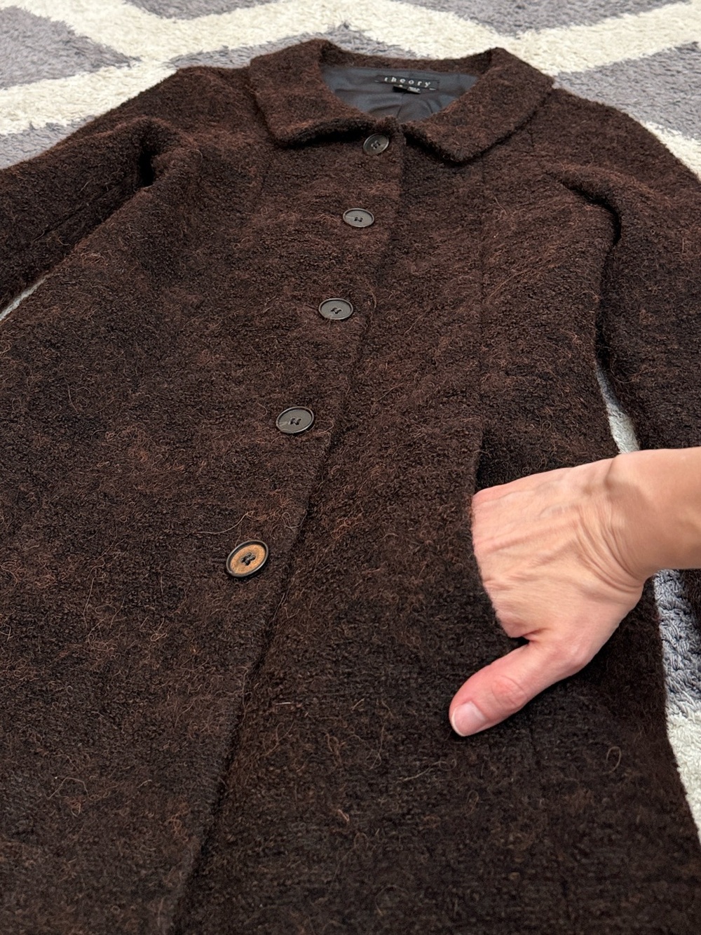 Theory Manet Coat size small - Picture 7 of 16